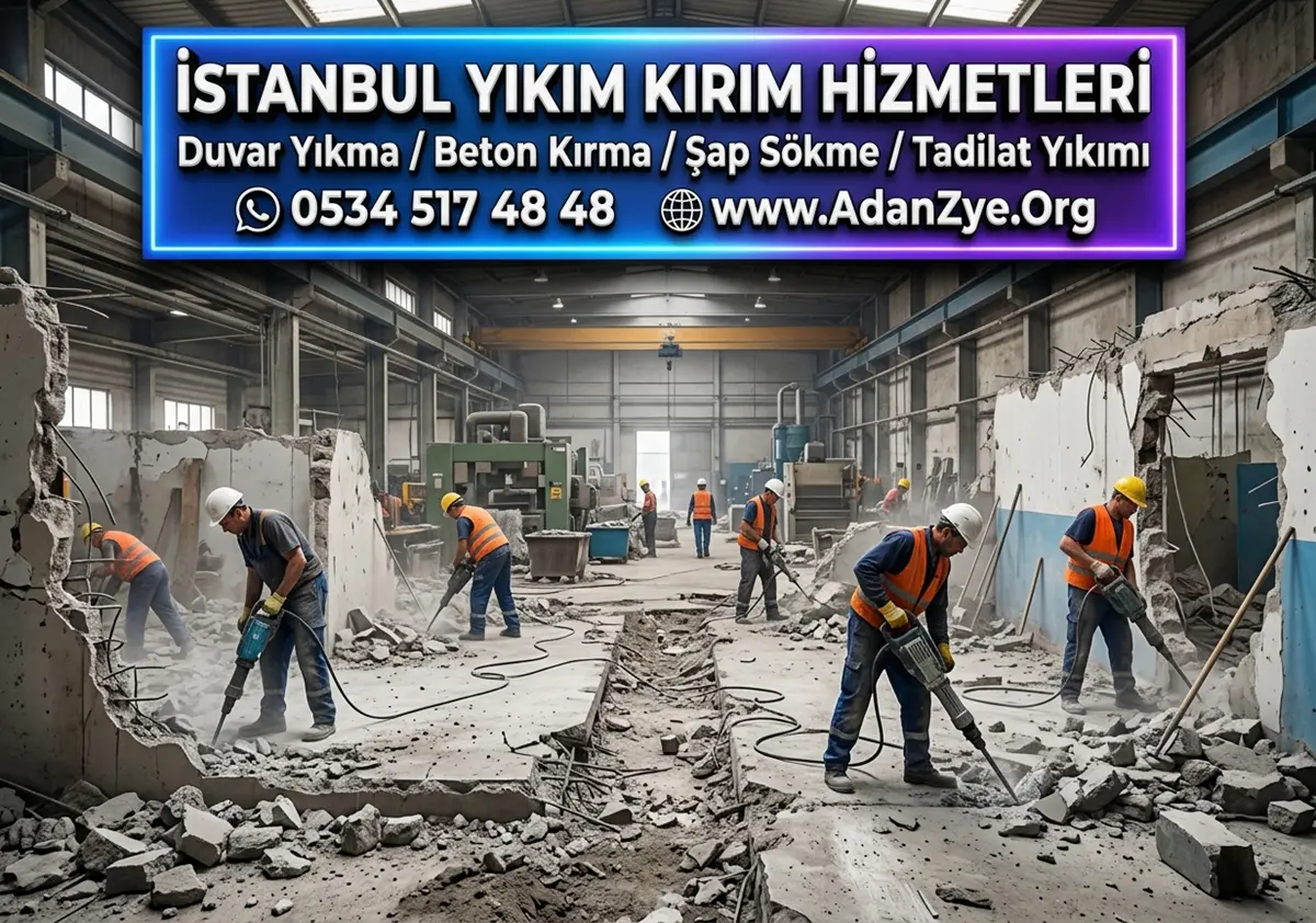 Duvar Yıkma | Beton Kırma | Şap Sökme | Tadilat Yıkımı Ustası