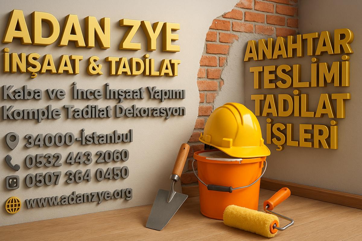 BÜYÜKÇEKMECE KOMPLE TADİLAT İNŞAAT USTASI @MİMARLIK